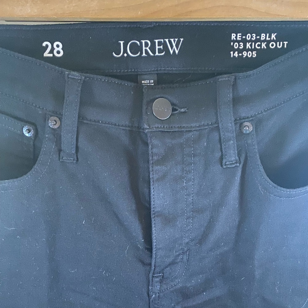 J. Crew Black Kick Out Pants - Picture 2 of 5